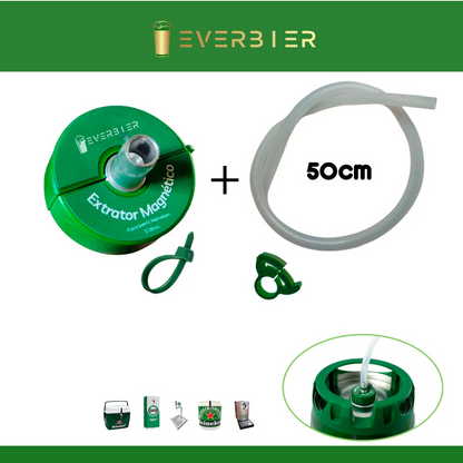 Extractor de Cerveja Heineken Barril de 5 Litros