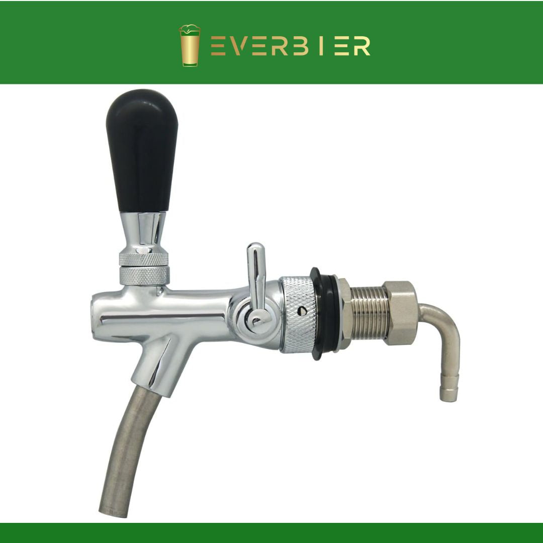 Beer Dispenser Tap with Flow Control Valve