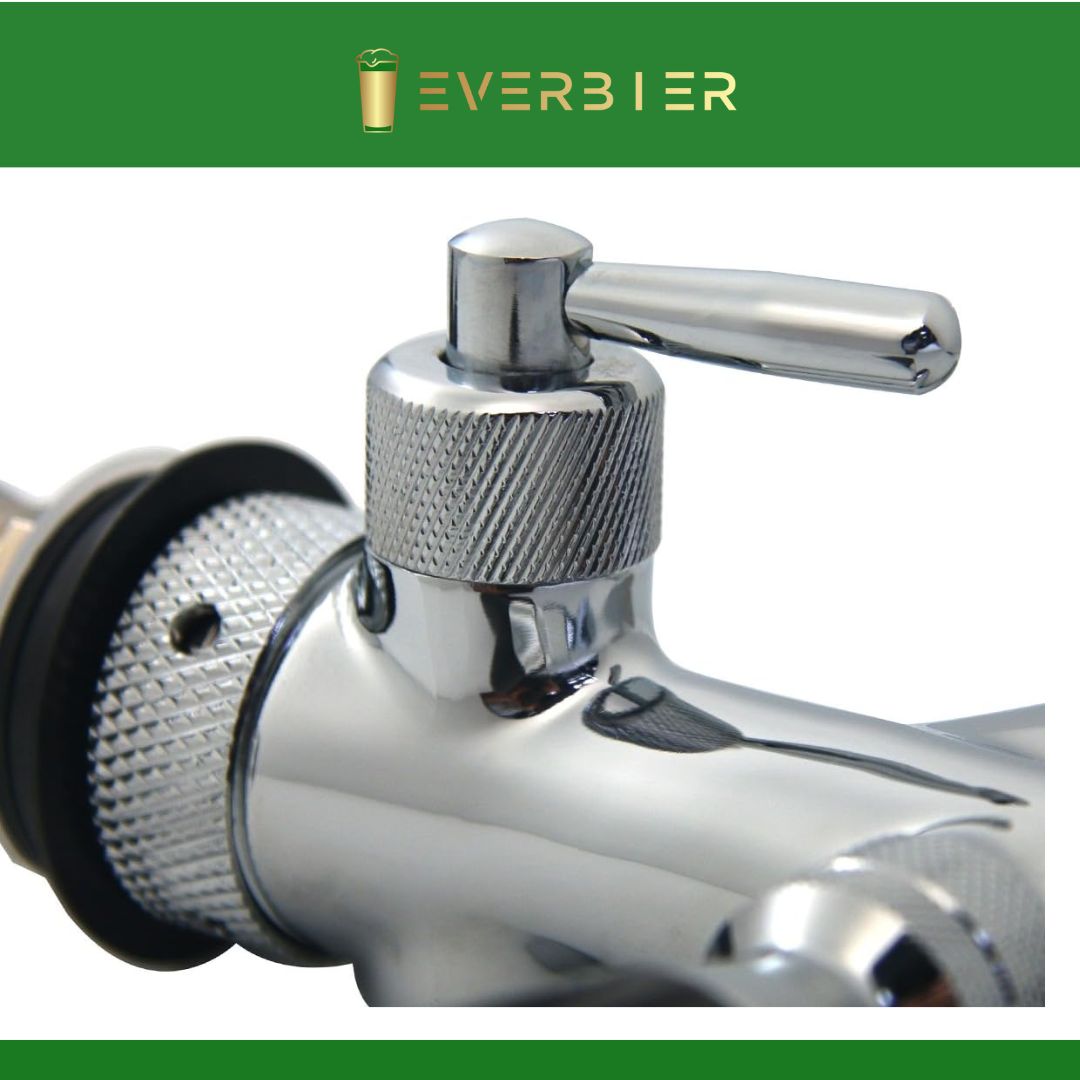 Beer Dispenser Tap with Flow Control Valve